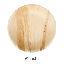 Load image into Gallery viewer, Natural Fiber Serveware – Round 9" (Set of 200/100/50/25)