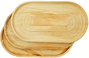 Palm Leaf Oval Platter Tray 22" x 12" Inch
