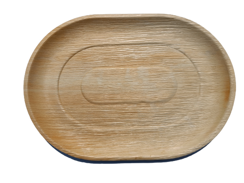 Palm Leaf Oval Platter Tray 17
