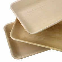 Load image into Gallery viewer, Palm Leaf Rectangle tray 9x6 Inch