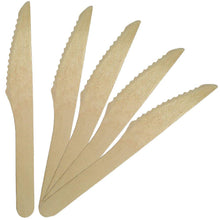 Load image into Gallery viewer, Wooden Disposable Knives birchwood