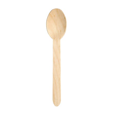 Load image into Gallery viewer, Wooden Disposable Spoons Birchwood spoons