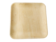 Load image into Gallery viewer, Palm Leaf Plates Square 10" Inch disposable