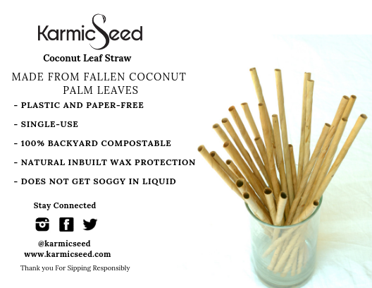 Coconut Leaf Straws - A quick overview
