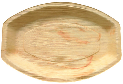 Palm Leaf Oval Platter Tray 13