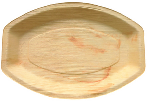 Palm Leaf Oval Platter Tray 13" x 19" Inch  (10/50/200 count)