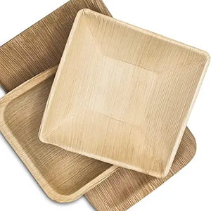 Palm Leaf Deep Pyramid Bowls 6" Inch (25/50/100 bowls)