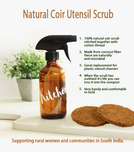 Coconut Coir Utensil Scrub