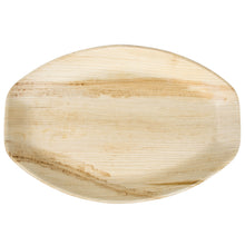 Load image into Gallery viewer, Palm Leaf oval Tray 15x10 Charcuterie Platter disposable