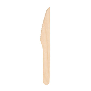 Wooden Disposable Knives Birchwood knives