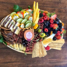 Load image into Gallery viewer, Palm Leaf oval Tray 15x10 Charcuterie Platter disposable zero waste