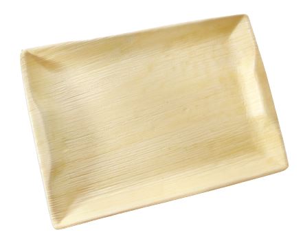 Palm Leaf Rectangle tray 14 inch x 10 inch charcuterie Platter