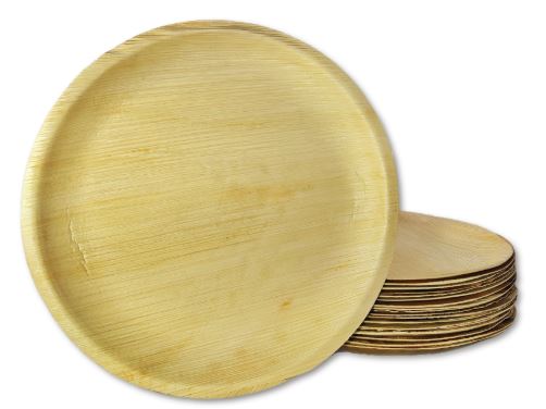 Palm Leaf round Plate 12 inch Charcuterie Disposable plate