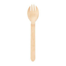 Load image into Gallery viewer, Wooden Disposable Sporks Birchwood